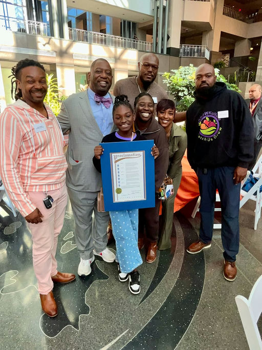 What a Profound Day Yesterday 10/15/2025 Was for The Extraordinaire @kendallraejohnson 👏🏽👏🏽👏🏽 Kendall is The Youngest Certified Farmer in The USA 🇺🇸 and her Urban Farm @agrowkulture is Right in Atlanta Georgia- Fulton County! #KendallRaeJohnson received The Fulton County Citizens Commission on the Environment Honor Award and a Proclamation from Commissioner @marvinarringtonjr @fultoncomm5 🏆 With Great Pride @atl_culinarycreations Is in Full Support and Stands Boldly as Board Members Ensuring Continued Success!! 📸 @hauteatlpr #KendallRaeJohnson #CertifiedFarmer #Proclamation #ACC #AGrowKultureFarms #HauteAtlPr #FultonCounty #Atlanta 💥 Stay Tuned for #HarvestDay Saturday Nov. 8th at the Farm!! Media Credit: Atlanta Culinary Creations