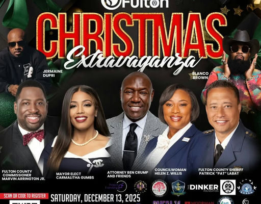 Experience the spirit of the season at the City of South Fulton’s Christmas Extravaganza on Dec. 13 from 1–5PM! Join influential community figures like Jermaine Dupri, Blanco Brown, and Commissioner Marvin Arrington Jr. as they come together to celebrate unity and joy during this festive holiday gathering. It's the perfect event to connect with friends and neighbors while embracing the magic of the holidays! Media Credit: Marvin Arrington Jr