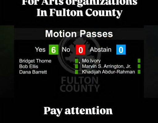 Yesterday's vote revealed a stark need for change in Fulton County leadership. With a $69 million surplus, the rejection of $1.7 million in arts funding is alarming. This, alongside cuts to essential services, highlights the urgency for new direction. The time for impactful leadership is now. Media Credit: Marvin Arrington Jr