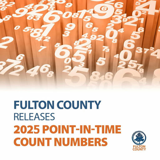 ulton County Releases January 2025 Point-in-Time Count Report The report reveals the faces of the homeless amidst growing needs. ATLANTA – Fulton County Continuum of Care (CoC) has released its annual number of individuals in shelters, temporary housing, and unsheltered settings. The 2025 Point in Time Count (PIT) Report indicates that more than 40% of those experiencing homelessness in Fulton County are unsheltered. On January 28, 2025, the PIT Count identified a total of 241 homeless individuals in the county. Of these, 103 individuals were classified as unsheltered, residing in places not meant for human habitation, while 138 or 57%, were sheltered in emergency shelters or transitional housing programs. The totals represent a 28.9% decrease from the 2024 count. “This is a vital and ongoing project that allows Fulton County to collect the necessary data needed to understand the demographic characteristics and living situations for persons experiencing homelessness,” said Stan Wilson, Fulton County Director of Community Development. “The goal is to not only collect this data, but to find unsheltered homeless individuals and families and connect them to available resources.” The Report also indicates that: 69% of homeless households counted were composed of adults. 28.2% of homeless households counted had one adult and one child. 18.7% of the homeless counted were children under the age of 18. Each year, the Fulton County PIT Homeless Count identifies vulnerable groups. Volunteers and service providers traveled throughout Fulton County conducting the surveys, providing outreach, and gathering information to determine which services are needed to alleviate barriers to housing. The vital information received from the Point-In-Time Count will help guide policies and initiatives to provide support, encourage community involvement, and find effective solutions. The CoC uses this real-time data to give a picture of how many people are entering the system, how many are leaving, and how many are moving into housing and able to stay housed. To review a copy of the 2025 PIT Report, visit https://fultoncountyga.gov/pointintimecount Media Credit: Marvin Arrington Jr