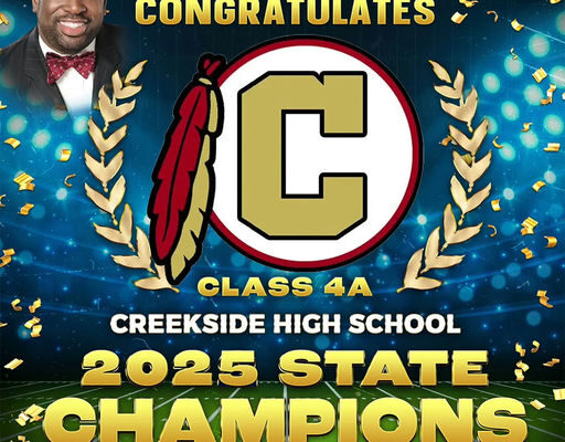 Creekside High School has shattered records and expectations with a phenomenal 15-0 undefeated season! This team has exemplified resilience and determination. With a historic state championship win and a record-breaking 845 points scored, they are redefining what it means to be champions. Join the celebration of excellence and watch as the Seminole legacy grows! Media Credit: Marvin Arrington Jr