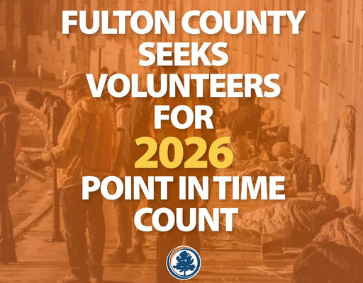 Fulton County Seeks Volunteers for 2026 Point in Time Count Volunteer registration is open now ATLANTA – The Fulton County Department of Community Development is seeking community volunteers to help conduct the 2026 Point-in-Time Count (PITC), its annual count and survey of individuals experiencing homelessness in Fulton County. The Point-in-Time Count (PITC) is a countywide effort to count and survey individuals experiencing homelessness. Survey results provide a snapshot of the minimum number of people experiencing homelessness within Fulton County—excluding the City of Atlanta. The Count provides an opportunity for residents and local businesses to learn about people who are experiencing homelessness and contribute to the County’s efforts to address homelessness. The count also helps determine the scope of homelessness, identify available resources and services, and identify gaps to improve services and outcomes for vulnerable residents. The 2026 Point in Time Count dates for street canvassing are Thursday, January 22, in South Fulton and Friday, January 23, in North Fulton. To prepare volunteers for this important work an orientation and training is provided prior to the day of the Count. “Previous Point-in-Time Count surveys suggest that the number of people experiencing homelessness in Fulton County is anywhere between 241 to 339 people,” said Stanley Wilson, Director, Fulton County Department of Community Development. “With the help of the community, we will be able to better understand the needs of people experiencing homelessness and take steps toward ending homelessness in the County.” Description automatically generatedVolunteer Registration opens on November 6, 2025, and to volunteer, register by clicking https://fulton.pointintime.info. Following registration, volunteers will receive a confirmation email, directions to set a password to your account and information on volunteer training. Media Credit: Marvin Arrington Jr