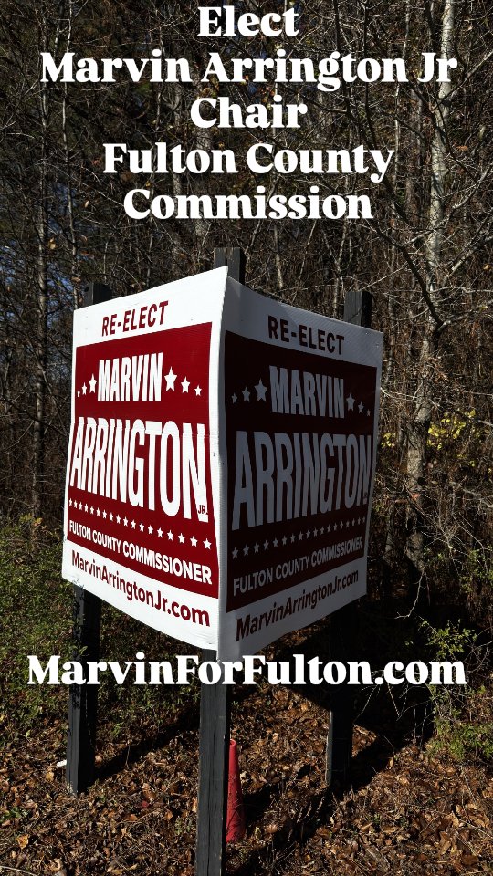 Yard signs are out and the movement for Fulton County is gaining strength. Each sign highlights Attorney Marvin Arrington, Jr.'s commitment to the community. With 12 years of experience and a vision for unity, it’s time to come together. Spot a sign? Capture it and share. Let's create conversations and drive change together. Media Credit: Marvin Arrington Jr