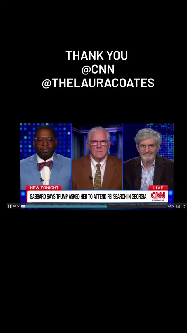 🎥 Thank You, @thelauracoates & @cnn Media Credit: Marvin Arrington Jr