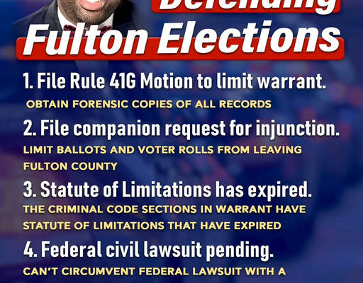Fulton County stands firm in the face of election threats, prioritizing integrity and accountability. Our commitment is to protect ballots and voter records while exposing any expired statutes that may undermine our democracy. Together, we uphold the rule of law and strive to move Fulton Forward as One Fulton. Join us in safeguarding our elections. Media Credit: Marvin Arrington Jr